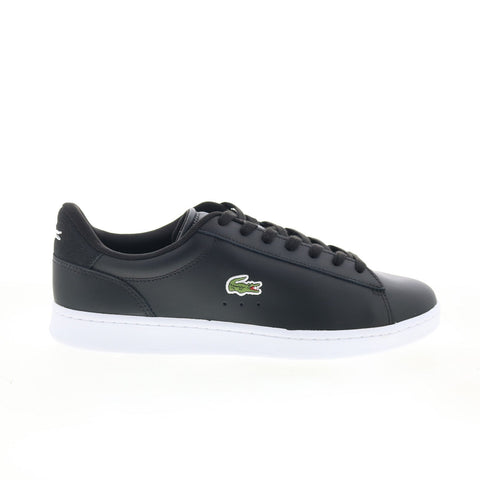 Lacoste Carnaby Set 224 1 SMA Mens Black Leather Lifestyle Sneakers Shoes