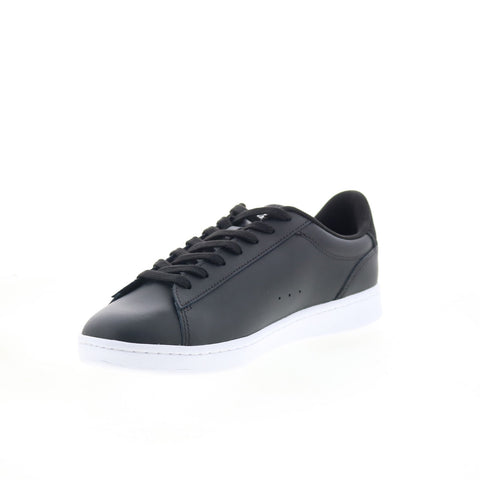 Lacoste Carnaby Set 224 1 SMA Mens Black Leather Lifestyle Sneakers Shoes