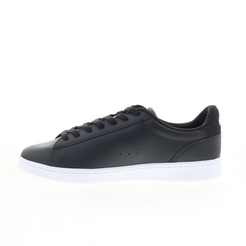Lacoste Carnaby Set 224 1 SMA Mens Black Leather Lifestyle Sneakers Shoes