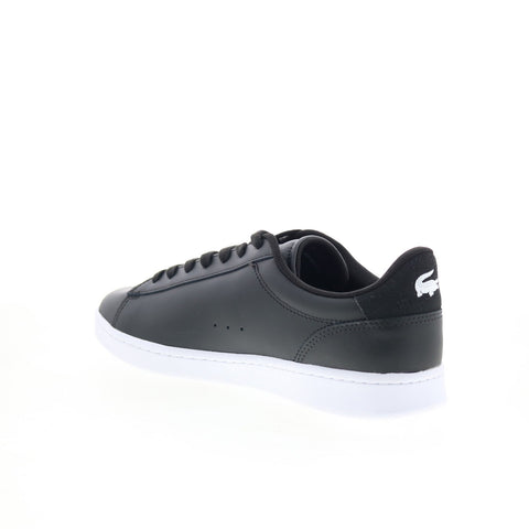 Lacoste Carnaby Set 224 1 SMA Mens Black Leather Lifestyle Sneakers Shoes