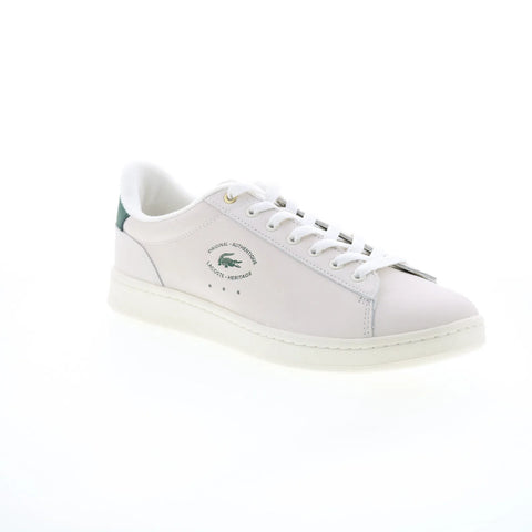 Lacoste Carnaby Set 224 2 SMA Mens Beige Leather Lifestyle Sneakers Shoes