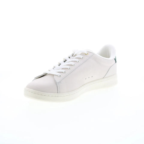Lacoste Carnaby Set 224 2 SMA Mens Beige Leather Lifestyle Sneakers Shoes
