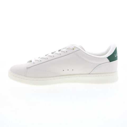 Lacoste Carnaby Set 224 2 SMA Mens Beige Leather Lifestyle Sneakers Shoes