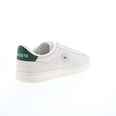 Lacoste Carnaby Set 224 2 SMA Mens Beige Leather Lifestyle Sneakers Shoes
