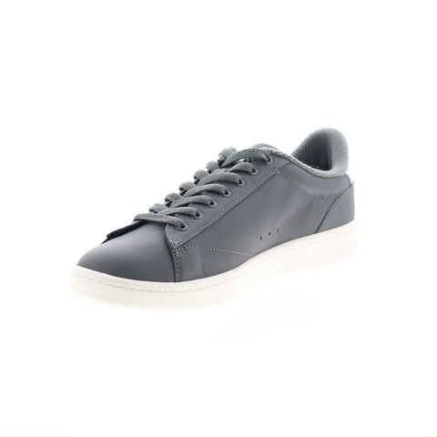 Lacoste Carnaby Set 224 2 SMA Mens Gray Leather Lifestyle Sneakers Shoes