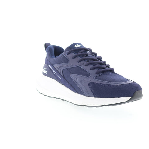Lacoste L003 Evo 224 1 SMA Mens Blue Canvas Lifestyle Sneakers Shoes