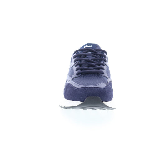 Lacoste L003 Evo 224 1 SMA Mens Blue Canvas Lifestyle Sneakers Shoes