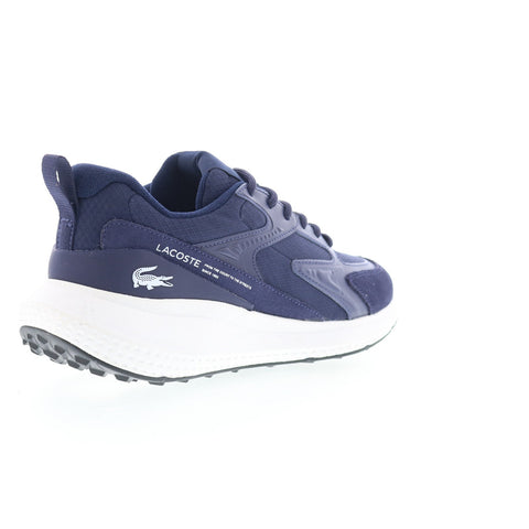 Lacoste L003 Evo 224 1 SMA Mens Blue Canvas Lifestyle Sneakers Shoes