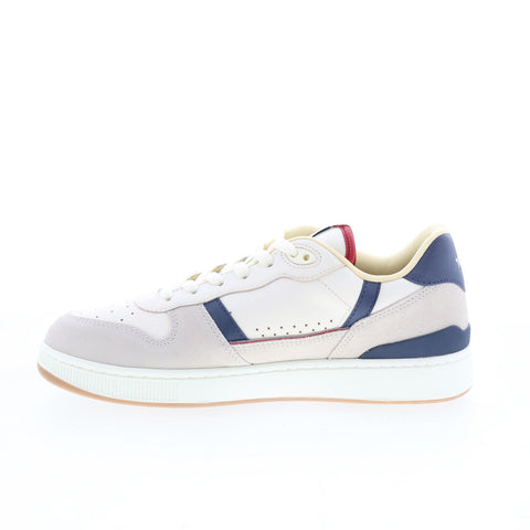 Lacoste T-Clip Set 224 9 SMA Mens Beige Leather Lifestyle Sneakers Shoes