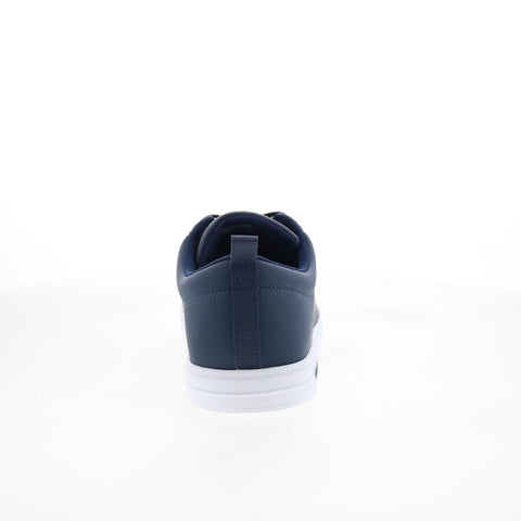 Lacoste Court Base 224 1 SMA Mens Blue Leather Lifestyle Sneakers Shoes