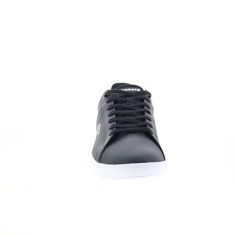 Lacoste Lite Base 224 1 SMA Mens Black Leather Lifestyle Sneakers Shoes