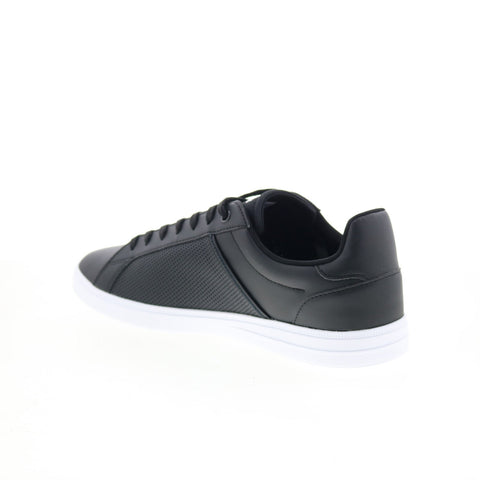 Lacoste Lite Base 224 1 SMA Mens Black Leather Lifestyle Sneakers Shoes