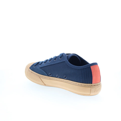 Lacoste Backcourt 2.0 125 3 CMA Mens Blue Mesh Lifestyle Sneakers Shoes