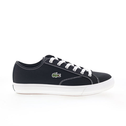 Lacoste Backcourt 125 1 CMA Mens Black Canvas Lifestyle Sneakers Shoes