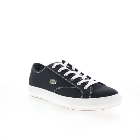 Lacoste Backcourt 125 1 CMA Mens Black Canvas Lifestyle Sneakers Shoes