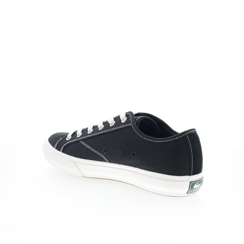 Lacoste Backcourt 125 1 CMA Mens Black Canvas Lifestyle Sneakers Shoes