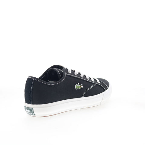 Lacoste Backcourt 125 1 CMA Mens Black Canvas Lifestyle Sneakers Shoes