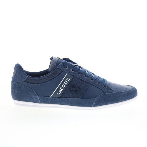 Lacoste Chaymon 125 1 CMA Mens Blue Leather Lifestyle Sneakers Shoes