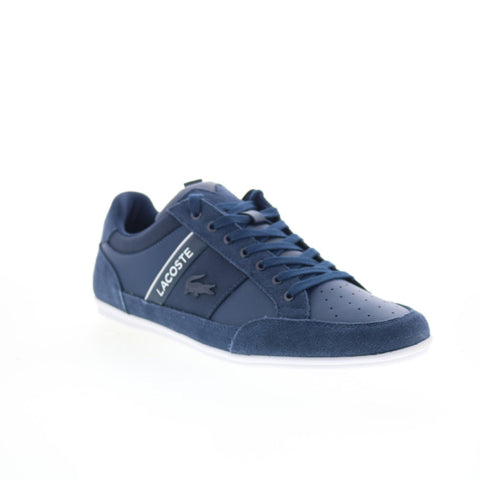 Lacoste Chaymon 125 1 CMA Mens Blue Leather Lifestyle Sneakers Shoes