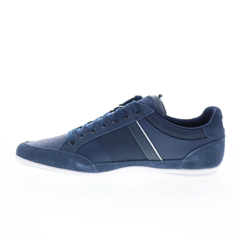 Lacoste Chaymon 125 1 CMA Mens Blue Leather Lifestyle Sneakers Shoes