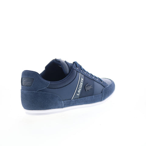 Lacoste Chaymon 125 1 CMA Mens Blue Leather Lifestyle Sneakers Shoes