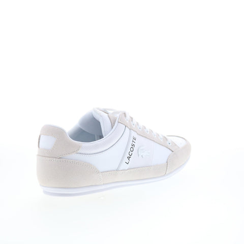 Lacoste Chaymon 125 1 CMA Mens White Leather Lifestyle Sneakers Shoes