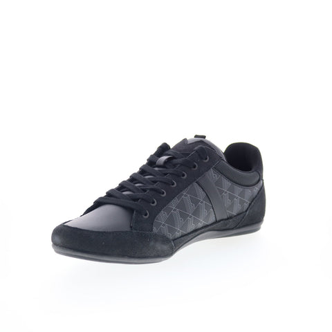 Lacoste Chaymon 125 2 CMA Mens Black Suede Lifestyle Sneakers Shoes