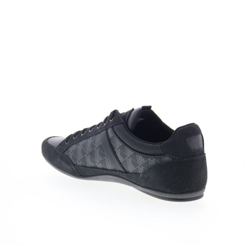 Lacoste Chaymon 125 2 CMA Mens Black Suede Lifestyle Sneakers Shoes
