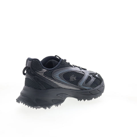 Lacoste L003 Neo Shot 125 1 SMA Mens Black Leather Lifestyle Sneakers Shoes
