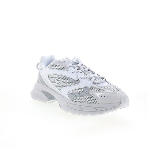 Lacoste L003 Neo Shot 125 1 SMA Mens Gray Leather Lifestyle Sneakers Shoes