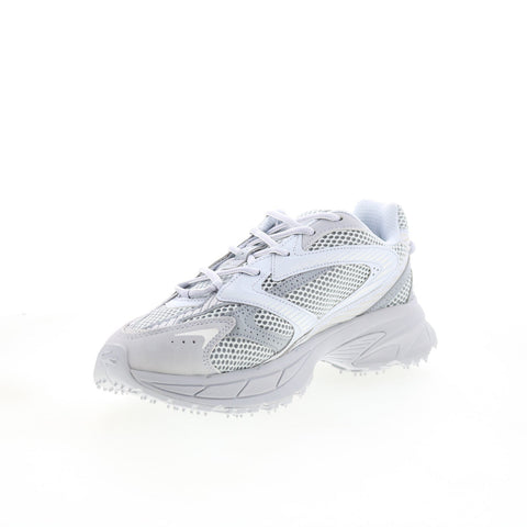 Lacoste L003 Neo Shot 125 1 SMA Mens Gray Leather Lifestyle Sneakers Shoes