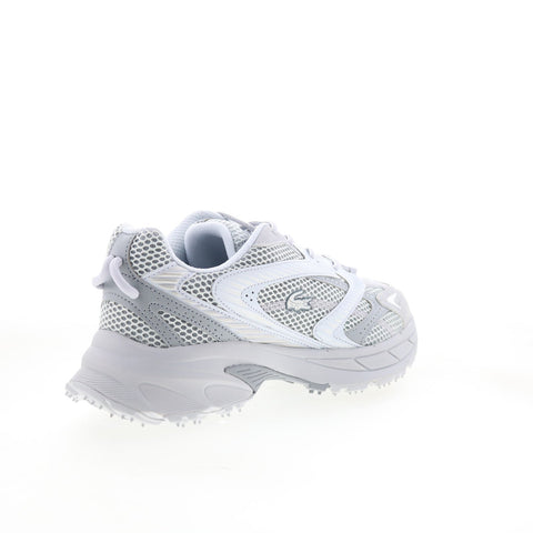 Lacoste L003 Neo Shot 125 1 SMA Mens Gray Leather Lifestyle Sneakers Shoes