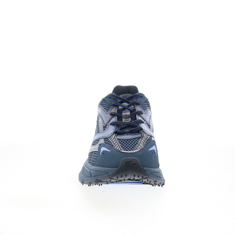 Lacoste L003 Neo Shot 125 1 SMA Mens Blue Leather Lifestyle Sneakers Shoes