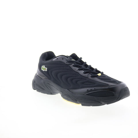 Lacoste Storm 96 2K Lite 1251 SMA Mens Black Mesh Lifestyle Sneakers Shoes