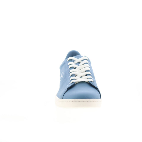 Lacoste Carnaby Set 125 1 SMA Mens Blue Leather Lifestyle Sneakers Shoes