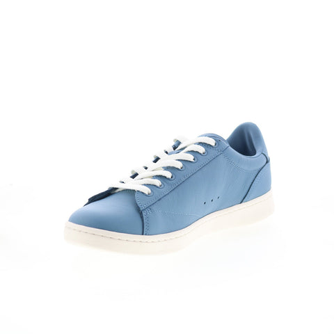 Lacoste Carnaby Set 125 1 SMA Mens Blue Leather Lifestyle Sneakers Shoes