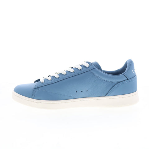 Lacoste Carnaby Set 125 1 SMA Mens Blue Leather Lifestyle Sneakers Shoes