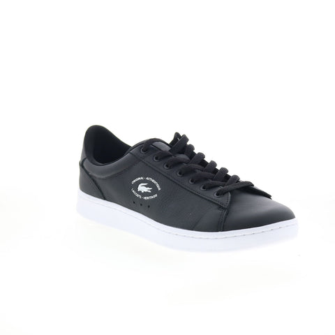 Lacoste Carnaby Set 125 1 SMA Mens Black Leather Lifestyle Sneakers Shoes