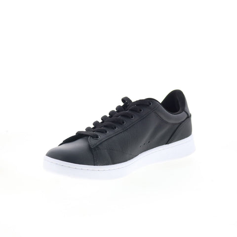 Lacoste Carnaby Set 125 1 SMA Mens Black Leather Lifestyle Sneakers Shoes