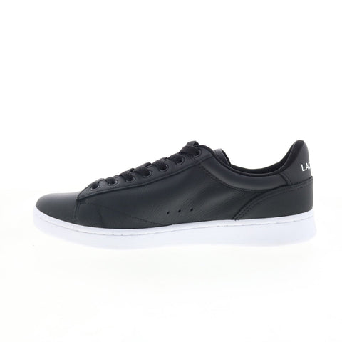 Lacoste Carnaby Set 125 1 SMA Mens Black Leather Lifestyle Sneakers Shoes