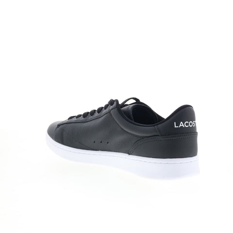 Lacoste Carnaby Set 125 1 SMA Mens Black Leather Lifestyle Sneakers Shoes