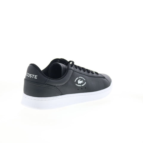 Lacoste Carnaby Set 125 1 SMA Mens Black Leather Lifestyle Sneakers Shoes