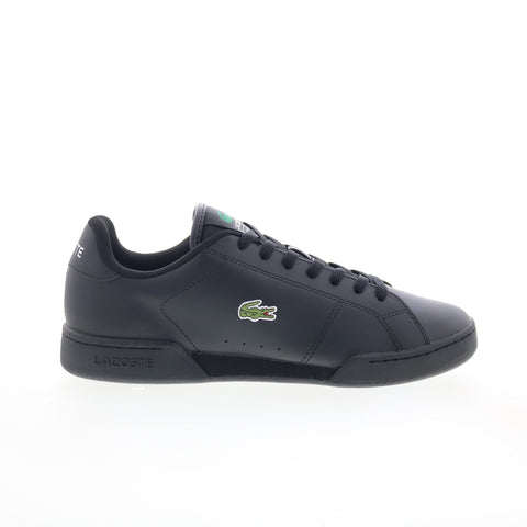 Lacoste Carnaby Cup 125 2 SMA Mens Black Leather Lifestyle Sneakers Shoes