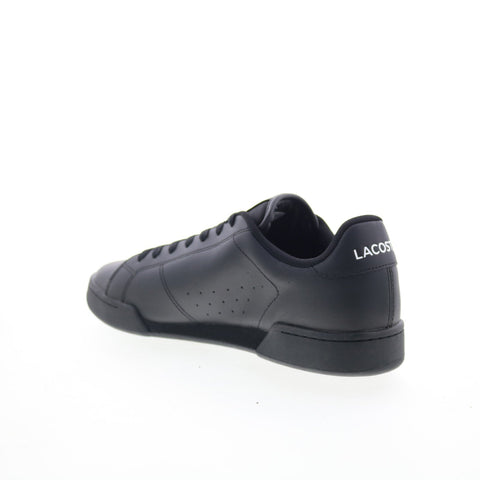 Lacoste Carnaby Cup 125 2 SMA Mens Black Leather Lifestyle Sneakers Shoes