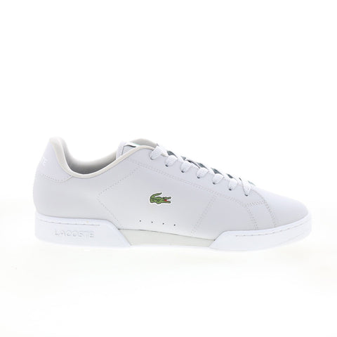 Lacoste Carnaby Cup 125 2 SMA Mens Gray Leather Lifestyle Sneakers Shoes