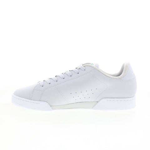 Lacoste Carnaby Cup 125 2 SMA Mens Gray Leather Lifestyle Sneakers Shoes