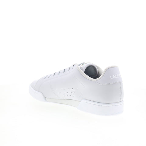 Lacoste Carnaby Cup 125 2 SMA Mens Gray Leather Lifestyle Sneakers Shoes