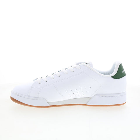 Lacoste Carnaby Cup 125 3 SMA Mens White Leather Lifestyle Sneakers Shoes