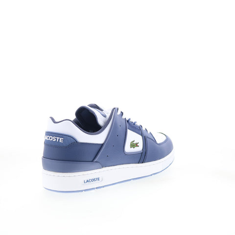 Lacoste Court Cage 125 1 SMA Mens Blue Leather Lifestyle Sneakers Shoes