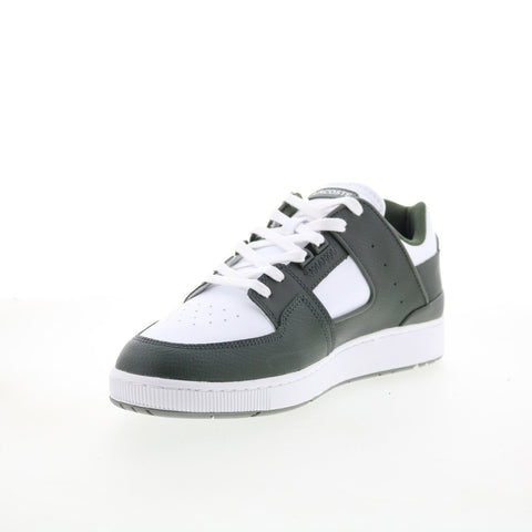 Lacoste Court Cage 125 1 SMA Mens Green Leather Lifestyle Sneakers Shoes